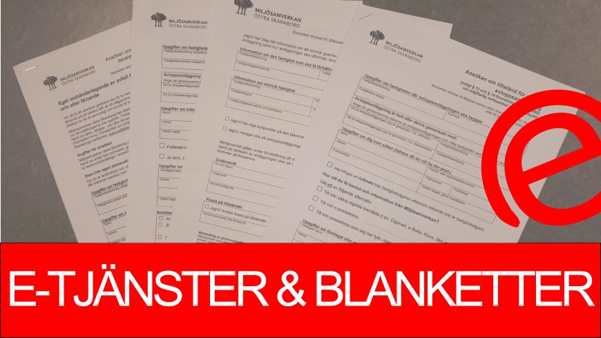 E-tjänster & blanketter